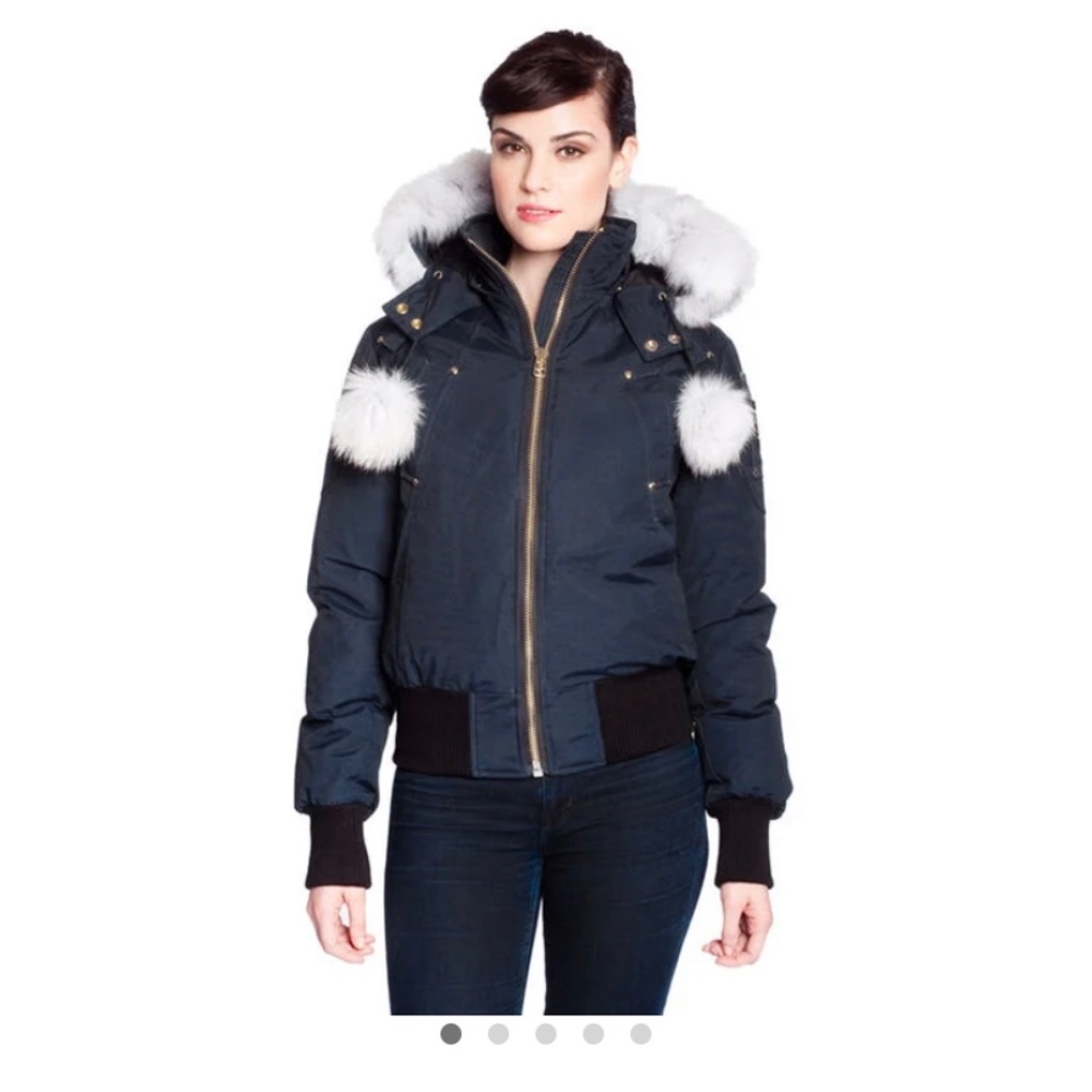 Moose knuckles woman bomber coat